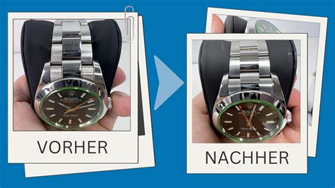 rolex polieren lassen|Aufbereitung einer Rolex: Kratzer entfernen und polieren.